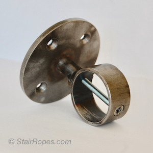 wrought iron fitting with brushed steel finish wrought iron fitting with brushed steel finish