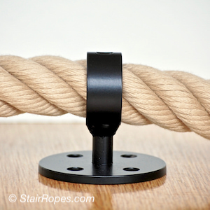 short stemmed wrought iron fitting for rope handrail short stemmed wrought iron fitting for rope handrail