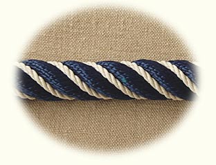24mm navy nylon rope wormed with cotton for stair ropes,bannister rope and rope handrails