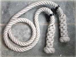 stair rope crown and wall end platt