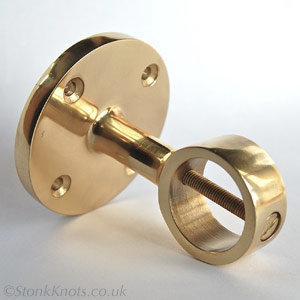 brass stair rope bracket