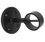 wrought iron stair rope bracket