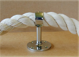 stair rope crown and wall end platt