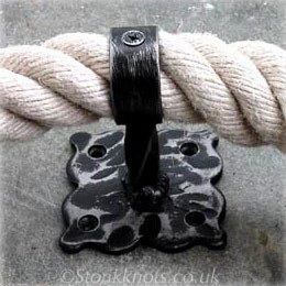 STAIR ROPE wrought iron hammered fitting STAIR ROPE wrought iron hammered fitting