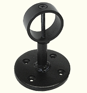 wrought iron stair rope bracket