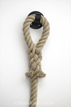 Basic Eye splice in Hemp Rope