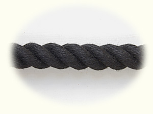 black polyester rope for stair ropes,bannister rope and rope handrails