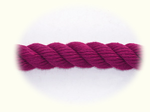raspberry polyester rope for stair ropes,bannister rope and rope handrails
