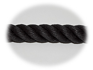 black p.o.s.h. rope for stair ropes,bannister rope and rope handrails black p.o.s.h. rope for stair ropes,bannister rope and rope handrails