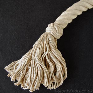 Plain tassel in POSH rope with Turk's head whipping