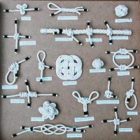 Square knot board