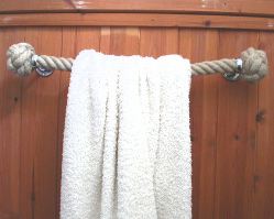 Rope Towel rail- straight
