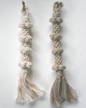 Hemp and Cotton Bell Ropes with Tassle Ends