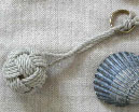 Turks Head Keyring in Hemp